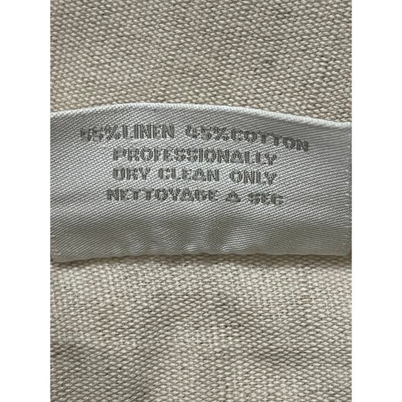 NWOT Restoration Hardware 19” square linen throw pillows - Set of 2 - Picture 8 of 8